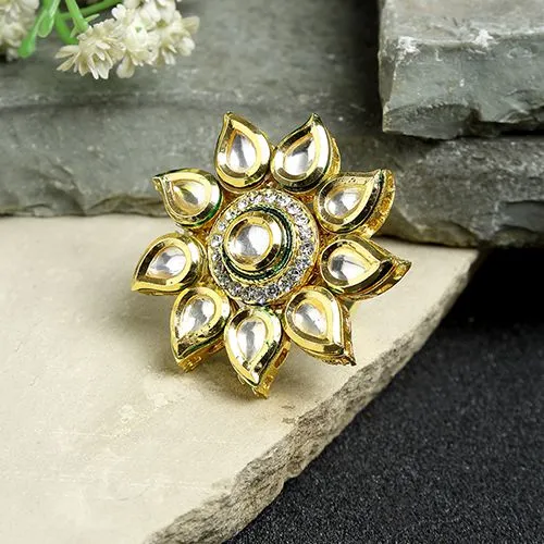 Charming Kundan Ring