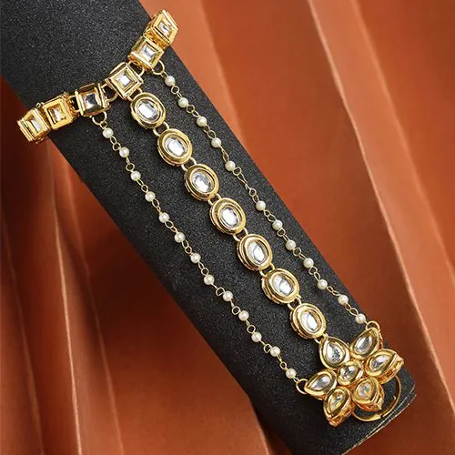 Stunning Kundan Hand Harness