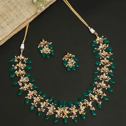 Vintage Glam Kundan Jewelry Set