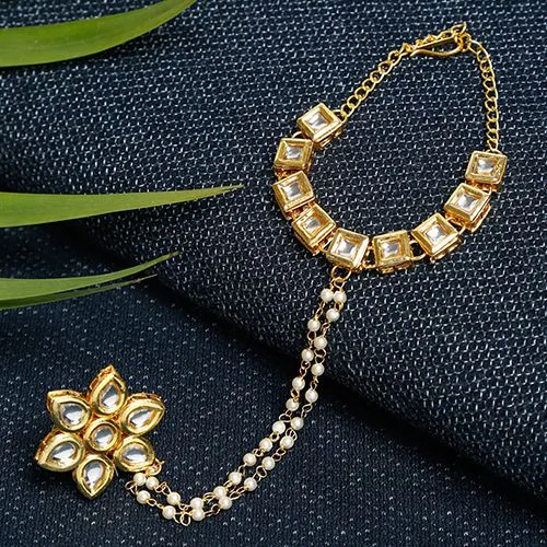 Regal Kundan Bracelet