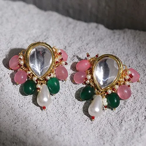 Chic Fusion Kundan Earrings