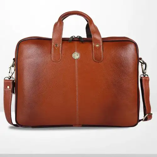 Fashionable Mens Leather Laptop Bag