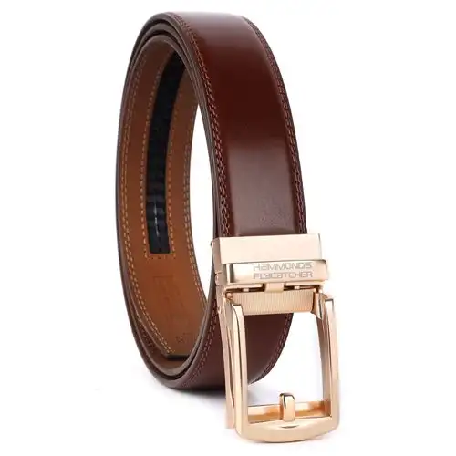 Elegant Leather Autolock Belt for Men