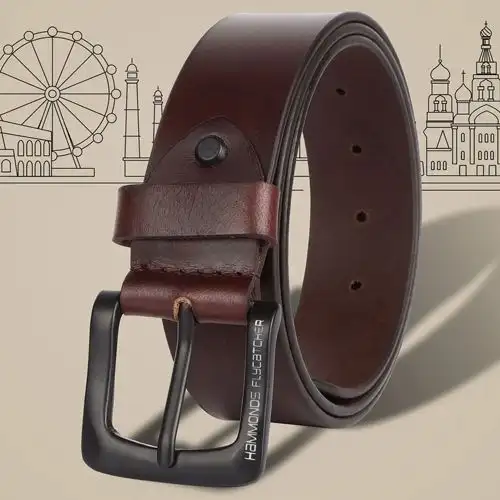 Classic Leather Belt for Men