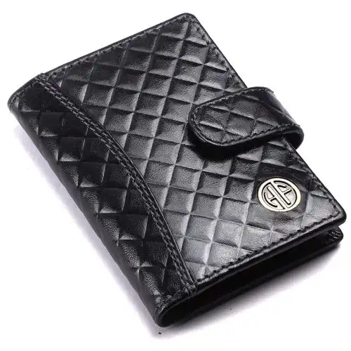 Remarkable Leather RFID Protected Card Holder Wallet