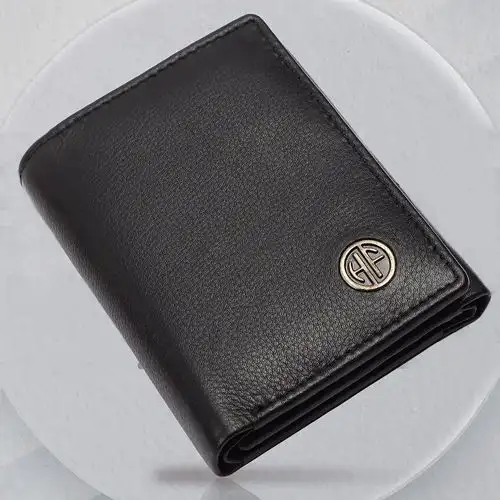 Stunning RFID Protected Trifold Leather Mens Wallet
