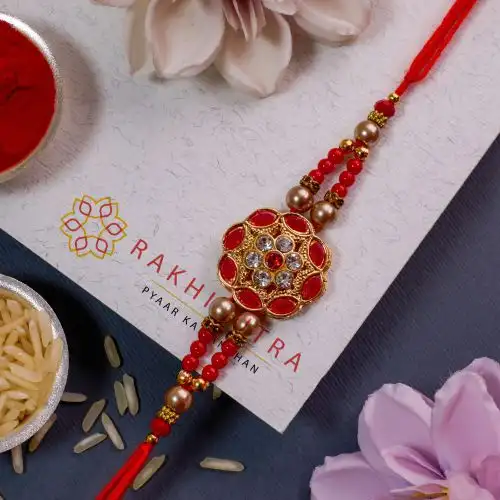 Spectacular Kundan Rakhi