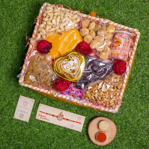 Nutty Love Rakhi Celebration Hamper