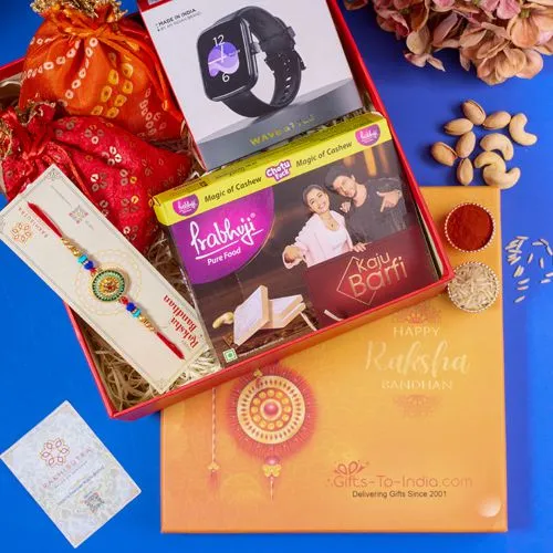 Celebrate Brotherly Love  Rakhi  N  Smart Watch