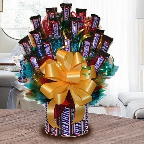 Remarkable Tower Arrangement of Snickers