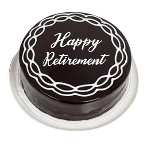 Retiring Mouthful Chocolate Cream Cake