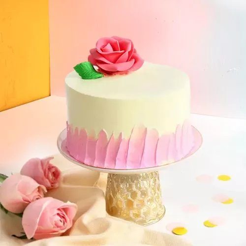 Charming Floral Cake Treat