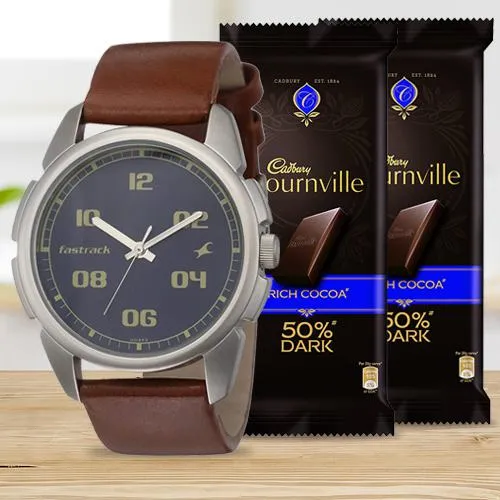 Watch n 2 pcs Cadbury Bournville