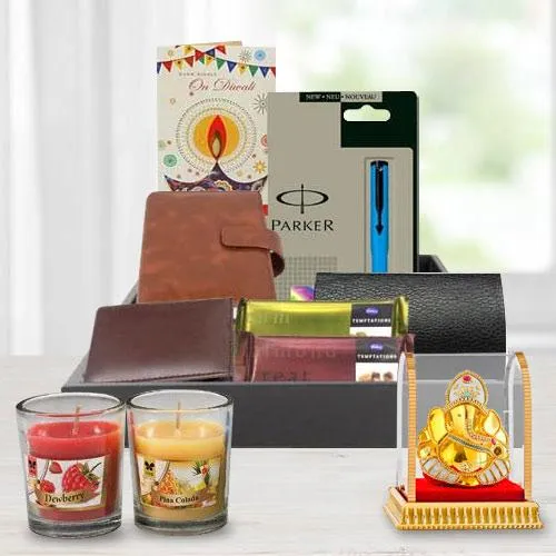 Exquisite Diwali Hamper with Vignesh Ganesh Idol