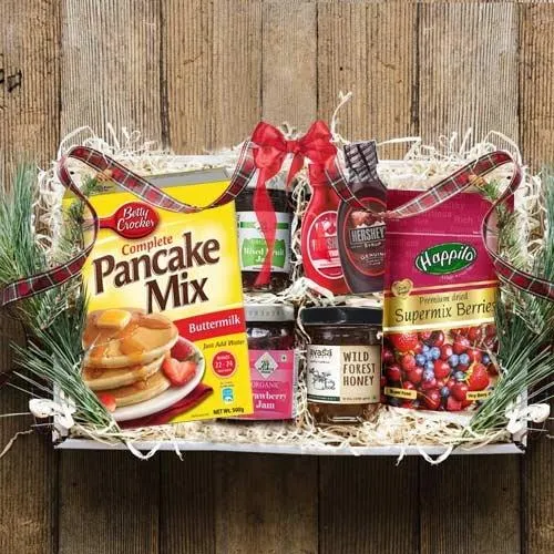 Marvelous Pan Cake N Assortments Breakfast Gift Hamper