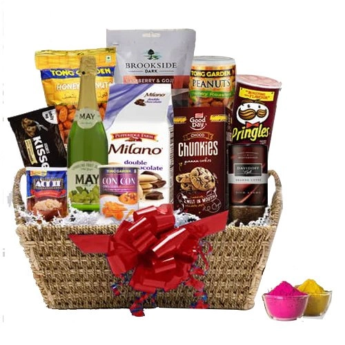 Remarkable Festival of Colors Food Assortments Gift Hamper