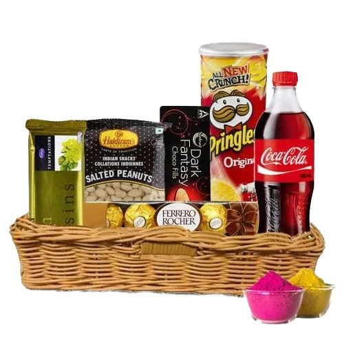 Sumptuous Snacks Gift Hamper for Holi