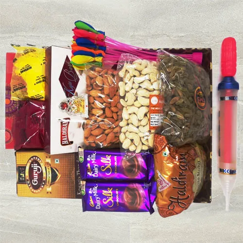 Impressive All-in-One Holi Gift Hamper