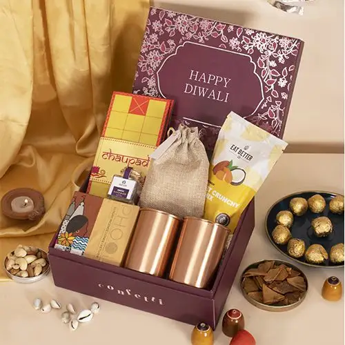 tasty kaju katli n dry fruits gift hamper for diwali Delivery in Chennai -  ChennaiOnlineFlorists