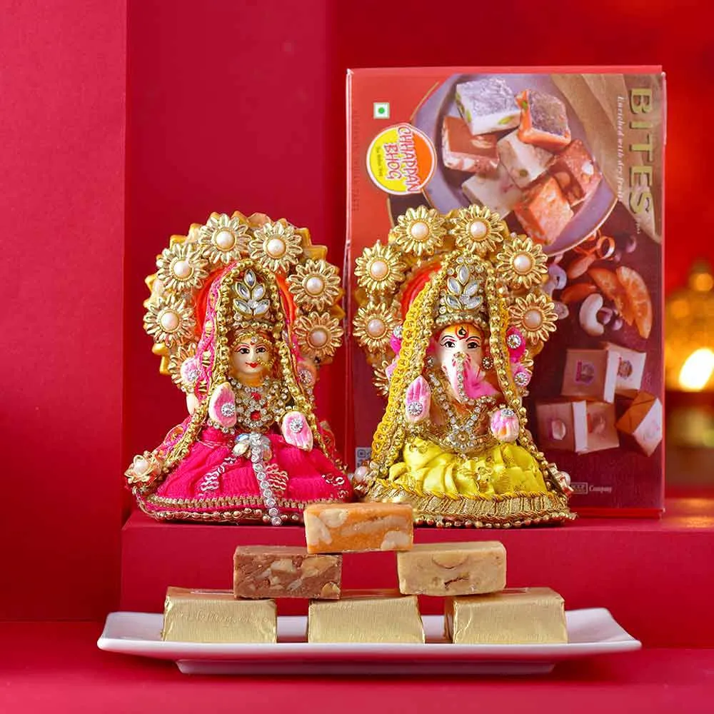 Lakshmi Ganesha Set  N  Mewa Bites Bliss