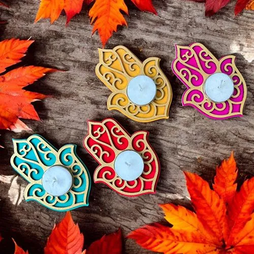 Beautiful Hamsa Diyas Collection