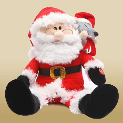 cuddly santa clause soft toy Delivery in Chennai ChennaiOnlineFlorists