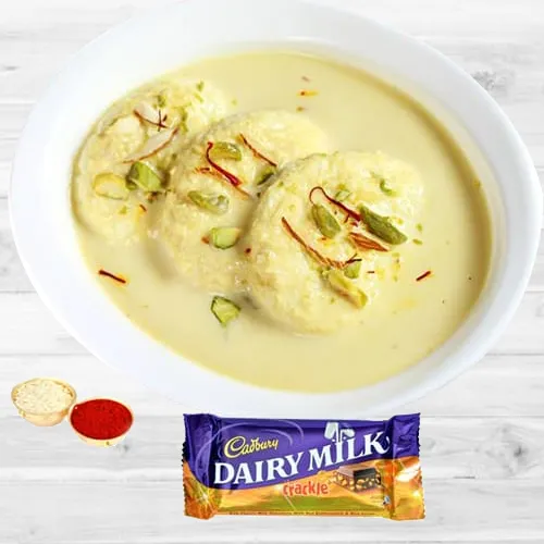 Rasmalai N Cadbury Crackle Combo