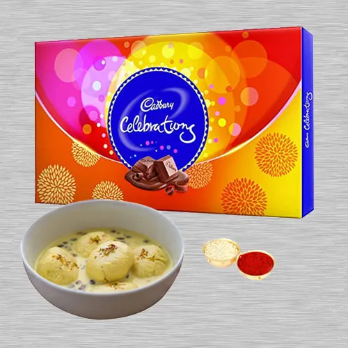 Rasmalai N Cadbury Celebrations Combo