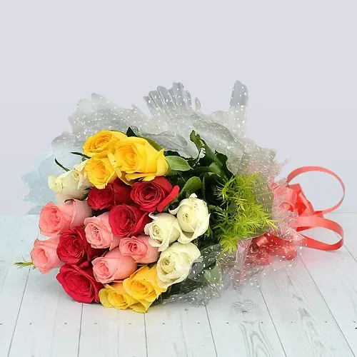 Daisy & Mixed Rose Bunch - #9155