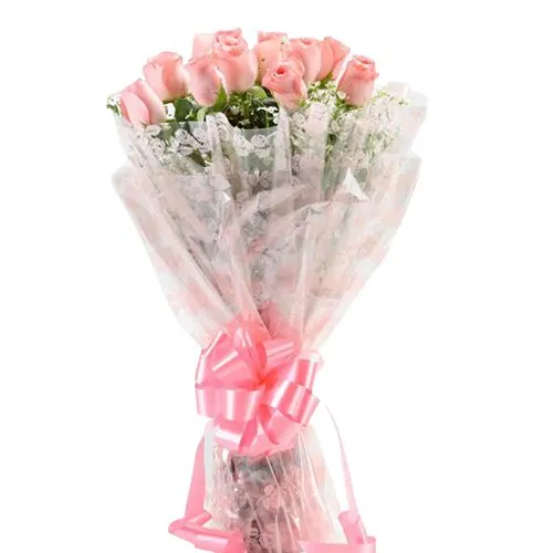 Eternal Harmony Pink Roses Bouquet