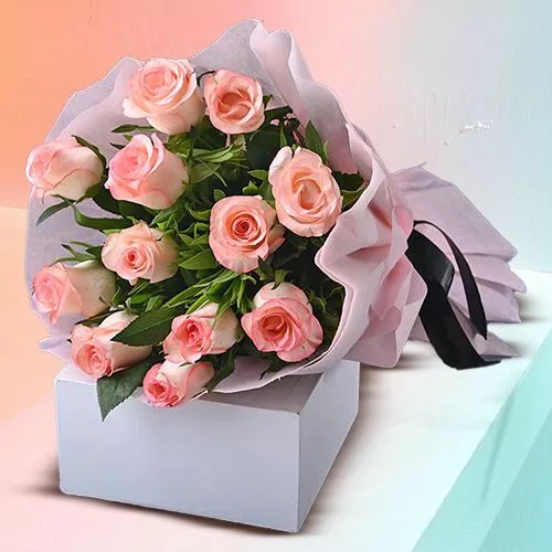 Timeless Pink Roses Arrangement