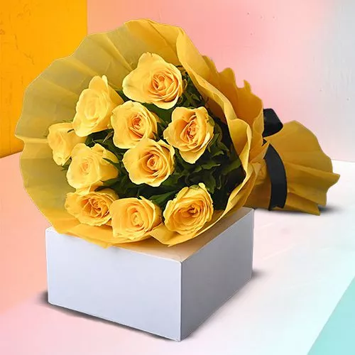 Golden Blooms Bouquet