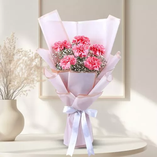 Charming Carnation and Gypsophila Mix