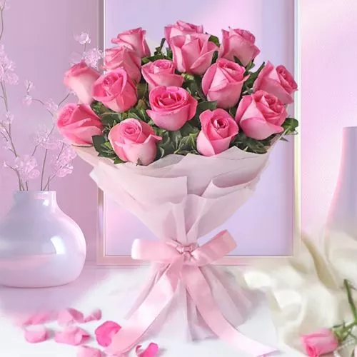 Aromatic Pink Rose Bouquet