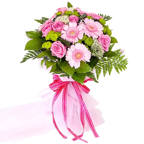 Beating Sentiments Roses and Gerberas Special Arrangement