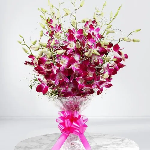 Enchanting Bouquet of Orchid Stems