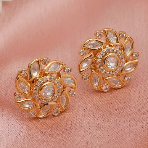 Classic Round Kundan Bling