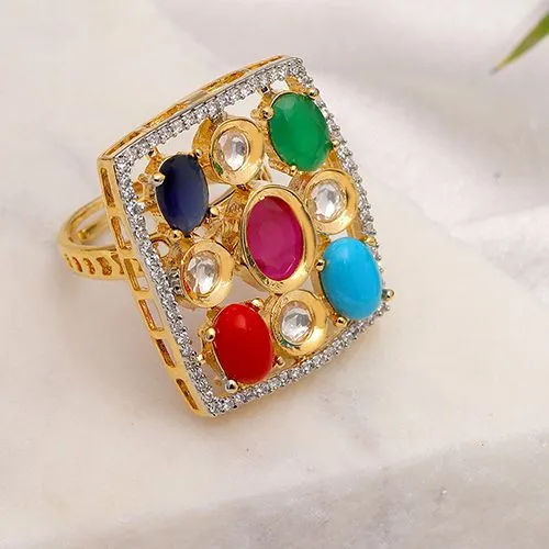 Timeless Kundan Treasure Ring