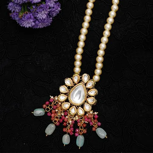 Exquisite Long Kundan Piece