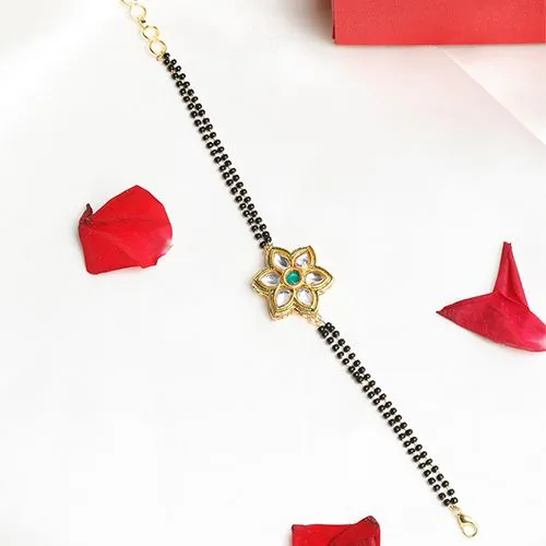 Elegant Kundan Bracelet Mangalsutra