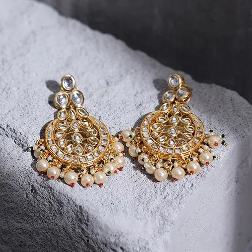 Radiant Kundan Drop Earrings