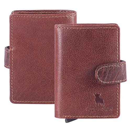 Fantastic Combo of Hide N Skin Leather Card Holder N Earphone Organizer