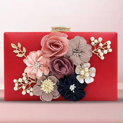 Marvellous Floral Evening Clutch