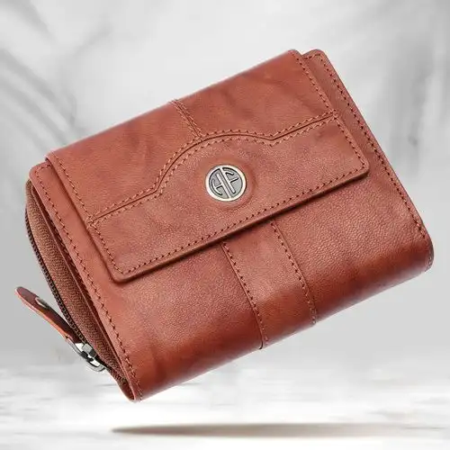 Stylish Leather RFID Protected Ladies Purse