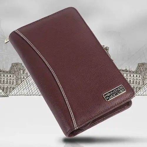 Designer Leather Passport Holder