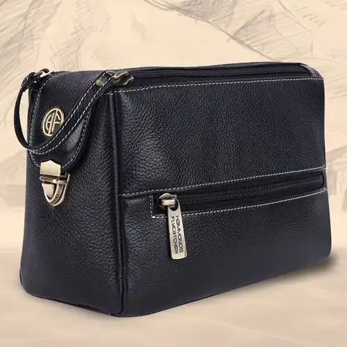 Premium Leather Toiletry Bag