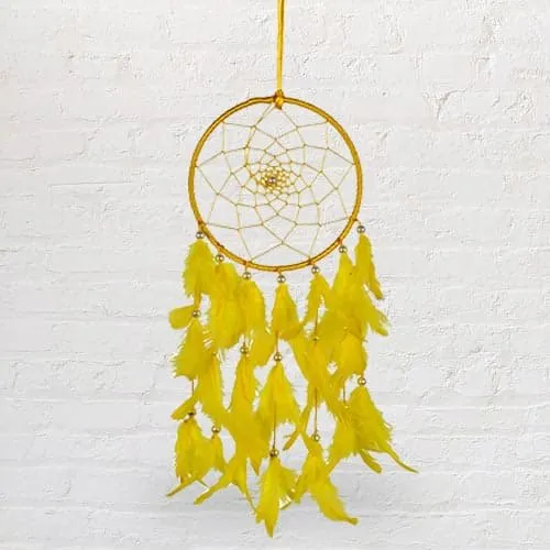 Homemade Beaded Dreamcatcher Feng Shui Showpiece