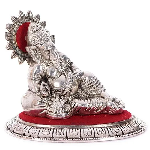 Marvelous Gift of Metal Ganpati Bappa Idol