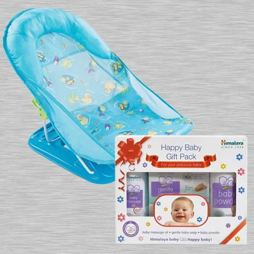 Exclusive Baby Bather with Himalaya Herbals Babycare Box