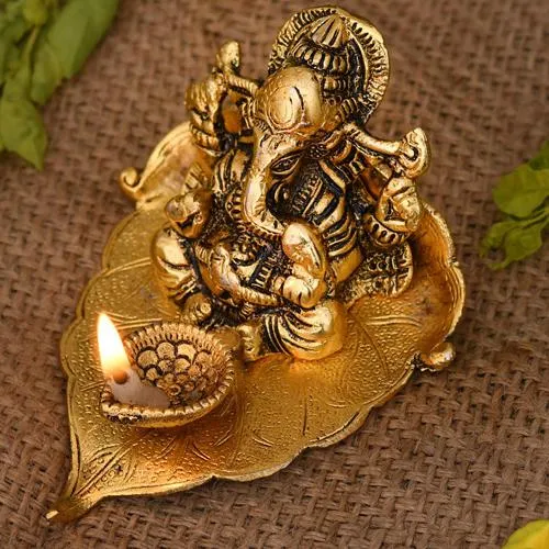 Shubhkart Lotus Oil Lamp Big Brass Jyot Diya Lotus India | Ubuy